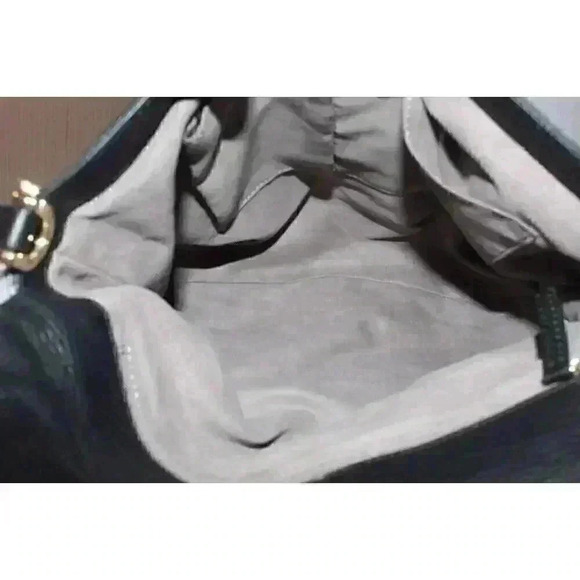 Vince Camuto Designer 100% Genuine Leather Handbag, Black and Pink Handbag - Picture 5 of 9